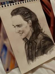 Pin By Kulchickaya Lidiya On Loki Art My Drawings Tom Hiddleston Loki Art Marvel Drawings Loki Drawing