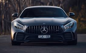 Download Wallpapers 4k Mercedes Amg Gt R Front View 2018 Cars Supercars Mercedes Besthqwallpapers Com Benz Car Mercedes Benz Wallpaper Mercedes Amg Gt R
