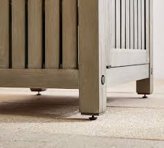 Your one stop outdoor lifestyle spot. Abbott Outdoor Kitchen Fsc Acacia Two Drawer Cabinet Gray Wash Pottery Barn
