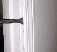 You can then paint or varnish the area afterwards. How To Fix Or Replace A Broken Door Frame Door Frame Molding Door Frame Exterior Door Frame