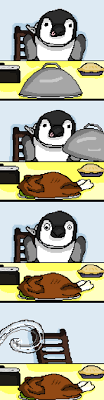 Only 3% of americans plan to fly to another state over the thanksgiving holiday. Dj Penguin Thanksgiving By Getsuei San On Deviantart