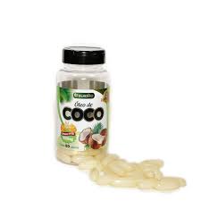 Oleo De Coco Extra Virgem 1000 Mg 60 Capsulas Soft Gel Eurofito Eurofito Suplemento Alimentar