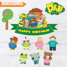Polish your personal project or design with these didi and friends transparent png images, make it even more personalized and more attractive. Kek Didi And Friends Topper