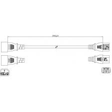 Check spelling or type a new query. Usv Computerkabel 10a Iec C13 Buchse Iec C14 Stecker 1 8 M Schwarz Pvc 3x0 75