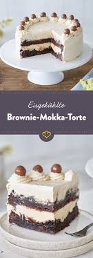Eisige Brownie Mokka Torte Rezept Kuchen Und Torten Einfacher Nachtisch Desserts Ohne Backen
