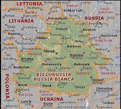 Lida, bielorussia cartina online mappa della città con un elenco di vie e numeri civici, lida city su una mappa dell'europa con le coordinate gps. Cartina Geografica Bielorussia Mappa O Carta Mapa Map Of