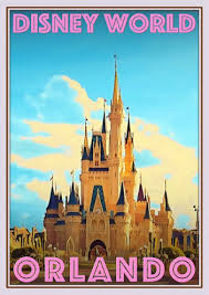 Quadro E Poster Disney World Orlando Quadrorama
