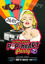 Pop Art Party Poster On Behance Pop Art Party Art Party Party Poster