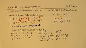 Check spelling or type a new query. Ratio With Three Or Four Numbers A B C D Shortcut Trick Ssc Gcse Sat Youtube