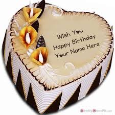 Birthday Cake Heart Shape With Name Editor Decorated Sweet Heart Shape Birthday Cake Name Pictures Online Photo Editing Happy Birthday Cake Pictures Birthday Wishes Cake Birthday Cake Writing