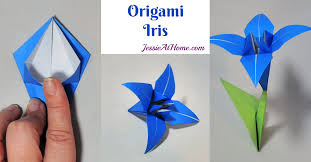 Free origami instructions these free origami instructions are made available to you by the paper folding art community at large. Origami Iris A Beautiful Dimensional Flower That Is Sure To Impress