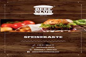 Alternatively, there is a great selection of international restaurants just a short walk away. Beef Club Speisekarte