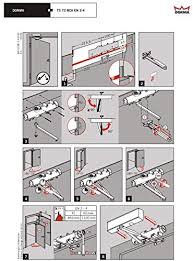 Cette vidéo présente un montage côté paumelles, corps sur ouvrant. Dorma Turschliesser Ts 72 N Silber Mit Normalgestange Schliesskraft En 2 4 Amazon De Baumarkt