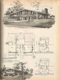 Vintage House Plans Multi Level Homes Part 12 Mid Century Modern House Plans Vintage House Plans Vintage House