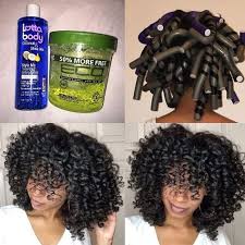 Flexi rod/bendy roller set on natural hair for perfect heatless curls. Top Tips For Flexi Rods On Natural Hair Flexi Rods Guide