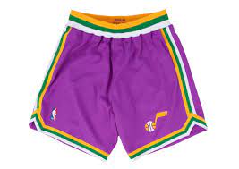 Browse utah jazz jerseys, shirts and jazz clothing. 1993 94 Authentic Shorts Utah Jazz Mitchell Ness Nostalgia Co Utah Jazz Man Trousers Nba Fashion