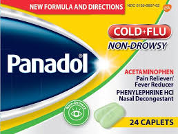 Panadol Cold And Flu Nondrowsy Tablet Film Coated