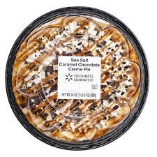 Repeat 2 more times to add remaining cream mixture. Freshness Guaranteed Sea Salt Caramel Chocolate Creme Pie 24 Oz Walmart Com Walmart Com