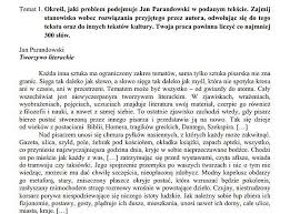 Poniżej publikujemy arkusz maturalny, stopniowo będziemy także zamieszczać odpowiedzi. Matura 2016 Polski Poziom Rozszerzony Sprawdz Przykladowe Odpowiedzi