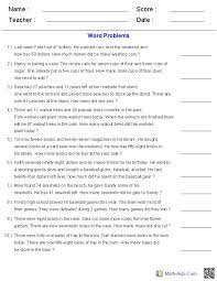 Pre Algebra Worksheets Equations Worksheets Word Problems Math Word Problems Word Problem Worksheets