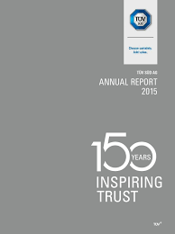 Tuv Sud Annual Report 2015 Financial Statement Annual Report Financial