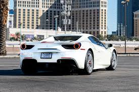 Ferrari was the first manufacturer to introduce the rht (retractable hard top) on a car of this particular architecture. Ferrari 488 Spider Rental In Las Vegas Dream Exotics