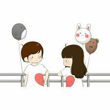 On w eb and social media. Hd Wallpaper Romantic Cute Cartoon Couple Dp For Whatsapp