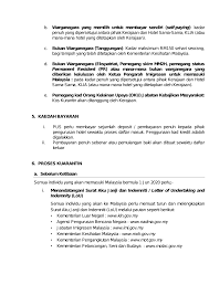 Covid 19 Letter Of Undertaking And Indemnity Non Malaysian Documents Portal