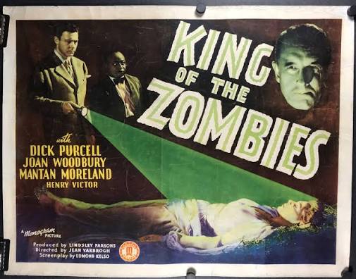 KING OF THE ZOMBIES, Original Vintage Zombie Movie Poster - Original  Vintage Movie Posters