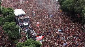 Make or break for flamengo as they host santos in brasileirão clash. Flamengo Copa Libertadores Champions Celebrate In Rio Sports Illustrated
