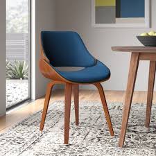 Arno Upholstered Dining Chair Upholstery Color Blue In 2020 Upholstered Side Chair Dining Chair Upholstery Dining Chairs