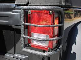 Body Armor 4x4 Wrap Around Tail Light Guards In Black For 07 18 Jeep W Fortec4x4
