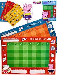 Peppa Pig Reward Chart With Stickers 2 Reward Charts 72