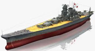 3d Ijn Yamato Japanese Battleship Model Battleship Yamato New Battleship