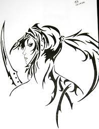 .tribal wolf tribal wolf symbol tribal lioness drawings wolves tribal tattoo designs tribal wolf drawings in pencil how to draw tribal wolf cool tribal wolf drawings easy black anime. Tribal Anime Oxecotton420
