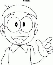 Nobita nobi (野比 のび太(のび のびた) nobi nobita), known simply as noby (a possible diminutive of his japanese name) in the american and uk versions, is the protagonist of the doraemon series. Mewarnai Gambar Sketsa Kartun Nobita Terbaru Kataucap