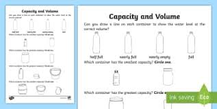 Science activities for preschoolers, sensory and simple science experiments for kids learning in the preschool classroom or for children at home. Measuring Size Capacity Activities Early Years Eyfs