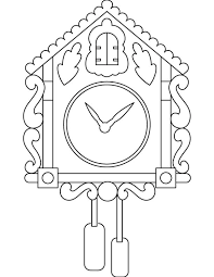 (via pinterest) found on etsy.com shabby chic duck egg blue distressed buy authentic german cuckoo clock at our shop. German Cuckoo Clock Coloring Page Free Coloring Library
