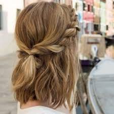 Braided bun quick hairstyle for medium length hair. 50 Terrific Ways To Wear Shoulder Length Hairstyles Hair Motive Hair Motive