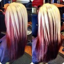 Can i dye both colors at the same time.? Burgundy Hair With Blonde Underneath Hair Styles Hair Long Hair Styles