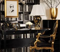 Black And White Office Design Ideas Decorista Daydreams Gold Interior Design Gold Interior Interior