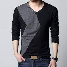 Baru rp 25.000 baju dan jaket polos untuk pria dan wanita buat ngehemat waktu agan semua langsung aja cek di bawah ya lapak nya, sudah lengkap dan jelas di bawah. Fashion Patchwork T Shirt Camisetas Hombre Classic Men Long Sleeve V Neck Mens Shirts Tops Tees Brand Clothing Undershirt 5xl Clothing Snow T Shirt Elementclothing For Large Size Women Aliexpress