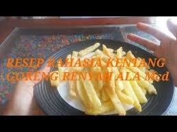 Resep Rahasia Kentang Goreng Renyah Ala Mcd Youtube Resep Makanan Resep Kentang Goreng