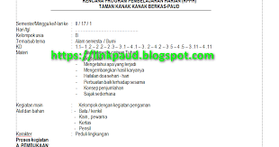 Rppm ini berlaku selama seminggu masa proses pembelajaran di kelas pada jenjang paud. Rpph Tema Alam Semesta Usia 5 6 Tahun Semester 2 Kurikulum 2013 Link Paud