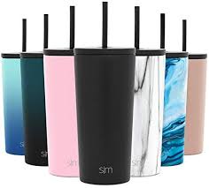 Simple Modern Classic Insulated Tumbler With Straw And Flip Or Clear Lid Stainless Steel Water Bottle Tumbler With Straw Stainless Steel Water Bottle Pint Cups
