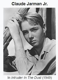 Remembering Claude Jarman Jr. in "Intruder in the Dust" and other classic  movies
