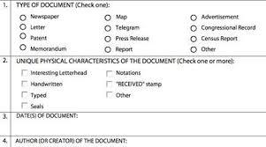 Instructions and help about document analysis worksheet form. Teachinghistory Org