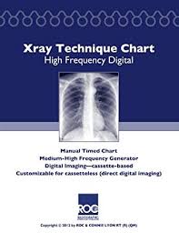 amazon com xray technique chart high frequency digital