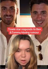 TOWIE Star Reacts to Ben & Tommy Kissing Rumor