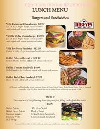 We did not find results for: Online Menu Of Ribeyes Steakhouse Restaurant Henderson North Carolina 27537 Zmenu